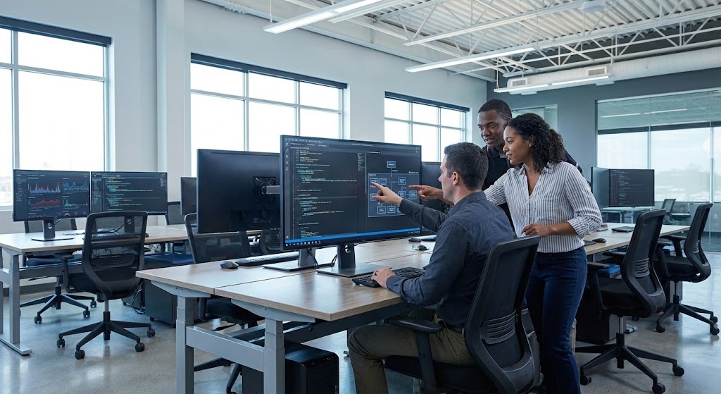 Platform Engineering & Secure Delivery practice: continuous delivery imagery from Norseman Defense Technologies